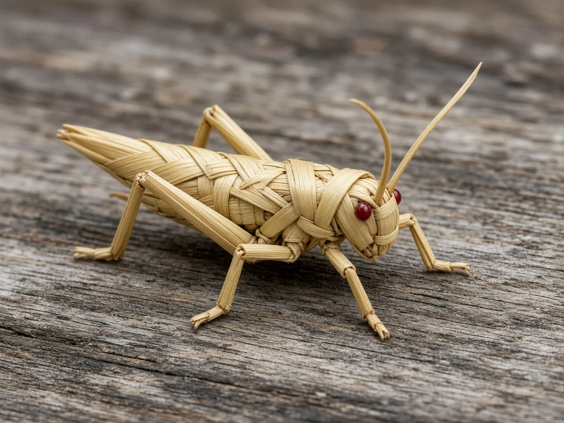 Palm leaf grasshopper